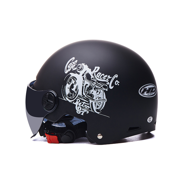 Casco de media cara para uso diario, c&oacute;modo y elegante para j&oacute;venes