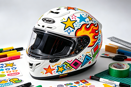 Si pu&ograve; dipingere un casco da motociclista?